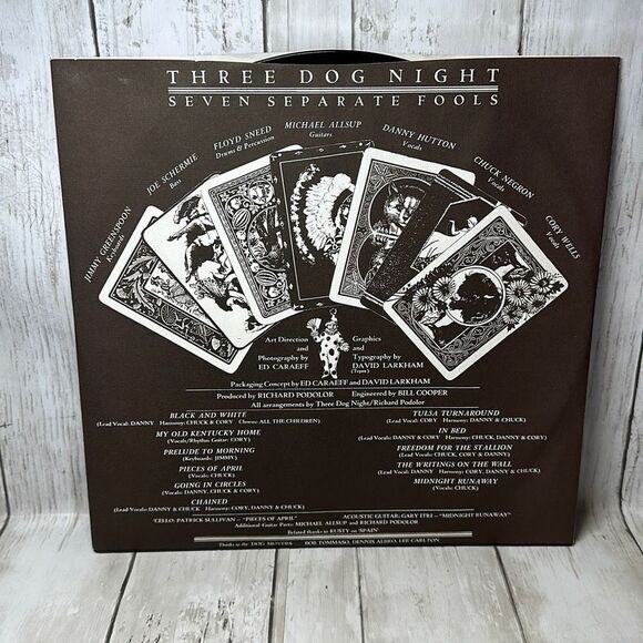 Three Dog Night Seven Separate Fools ABC Record Album Vinyl LP 1972 - Picture 8 of 10